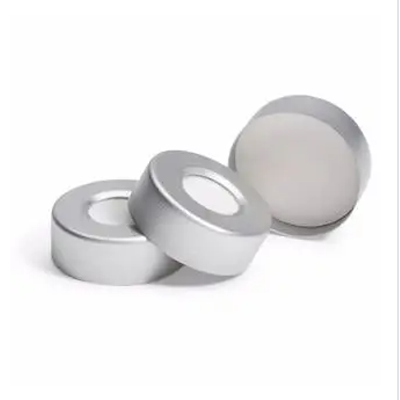 瓶盖，钳口，顶空，铝质，PTFE/硅橡胶隔垫，20mm