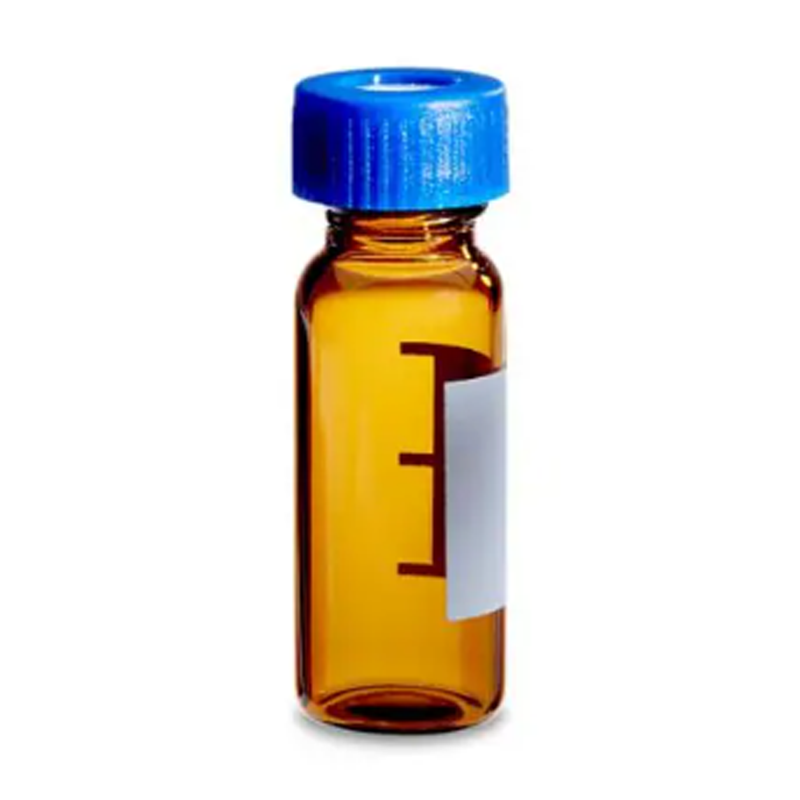 2mL样品瓶,螺纹颈,棕色玻璃 预切割 PTFEsil 隔垫 100