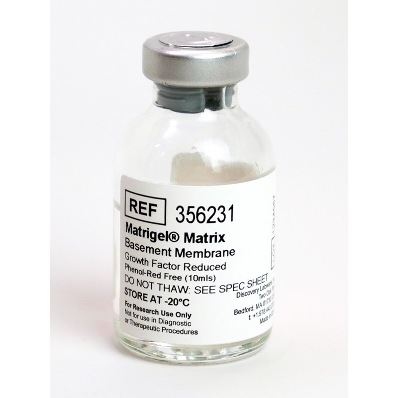 Corning® Matrigel® 生长因子减量(GFR) 基底膜基质，不含酚红，不含LDEV Corning® Matrigel® Growth Factor Reduced (GFR) Basement Membrane Matrix, Phenol Red-free, LDEV-free