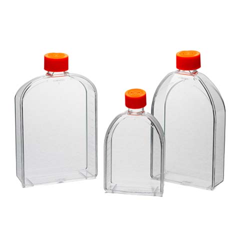 Corning® 25cm²长方形斜颈细胞培养瓶，带密封盖 Corning® 25cm² Rectangular Canted Neck Cell Culture Flask with Plug Seal Cap