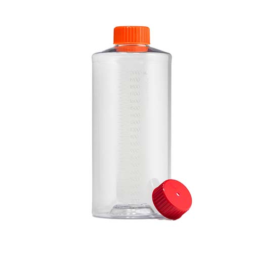Corning® 850cm²聚苯乙烯滚瓶，带易握式盖 Corning 850cm² Polystyrene Roller Bottle with Easy Grip Cap, Sterile