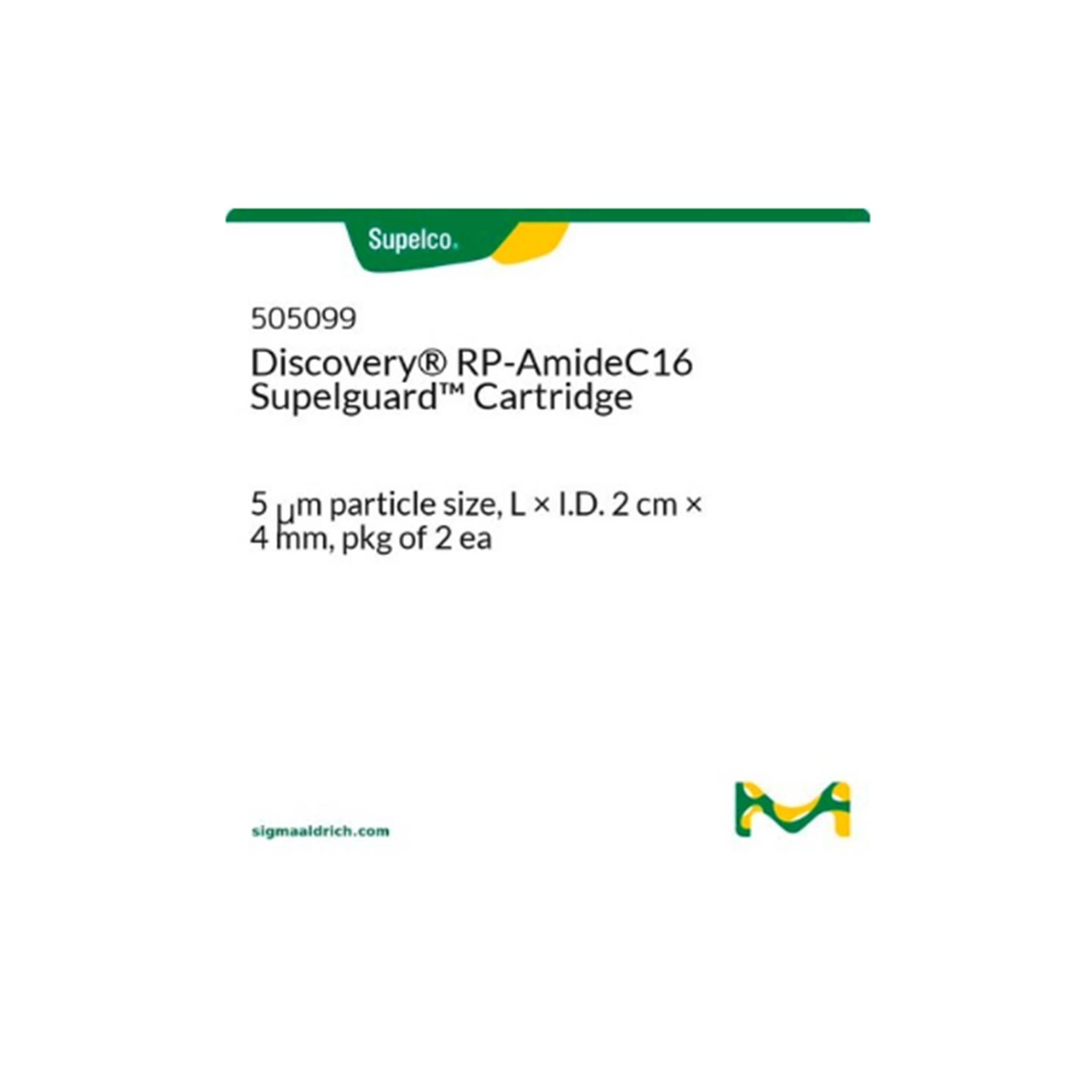 Discovery RP-AmideC16保护柱芯 20*4mm 5um