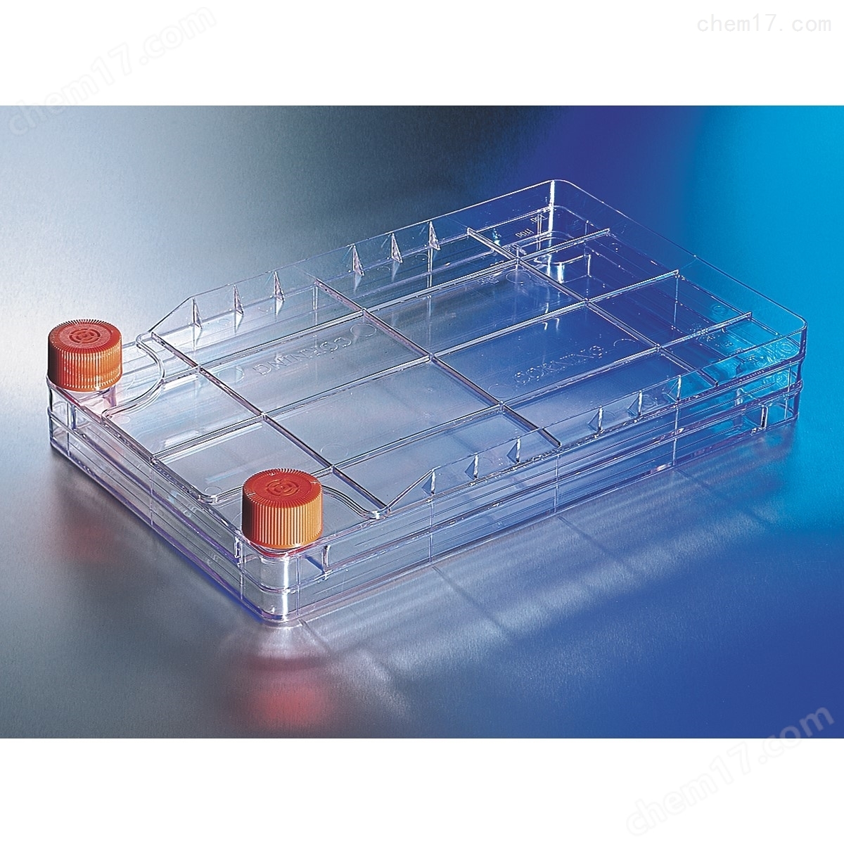 聚苯乙烯CellSTACK® 2层细胞培养室，带透气盖，5/箱 Corning CellSTACK, 2-layer Polystyrene vessel with Vent Caps, TC treated Growth Surface, Sterile, 1 per bag, 5 per case