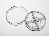 35mm4孔玻底皿，0号玻片（玻片厚度0.085-0.115mm）