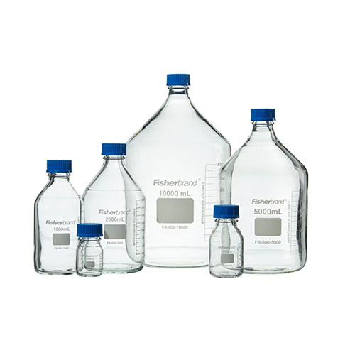 Fisherbrand GL45 标准口蓝盖试剂瓶 Fisher Scientific™Reusable Glass Media Bottles with Cap
