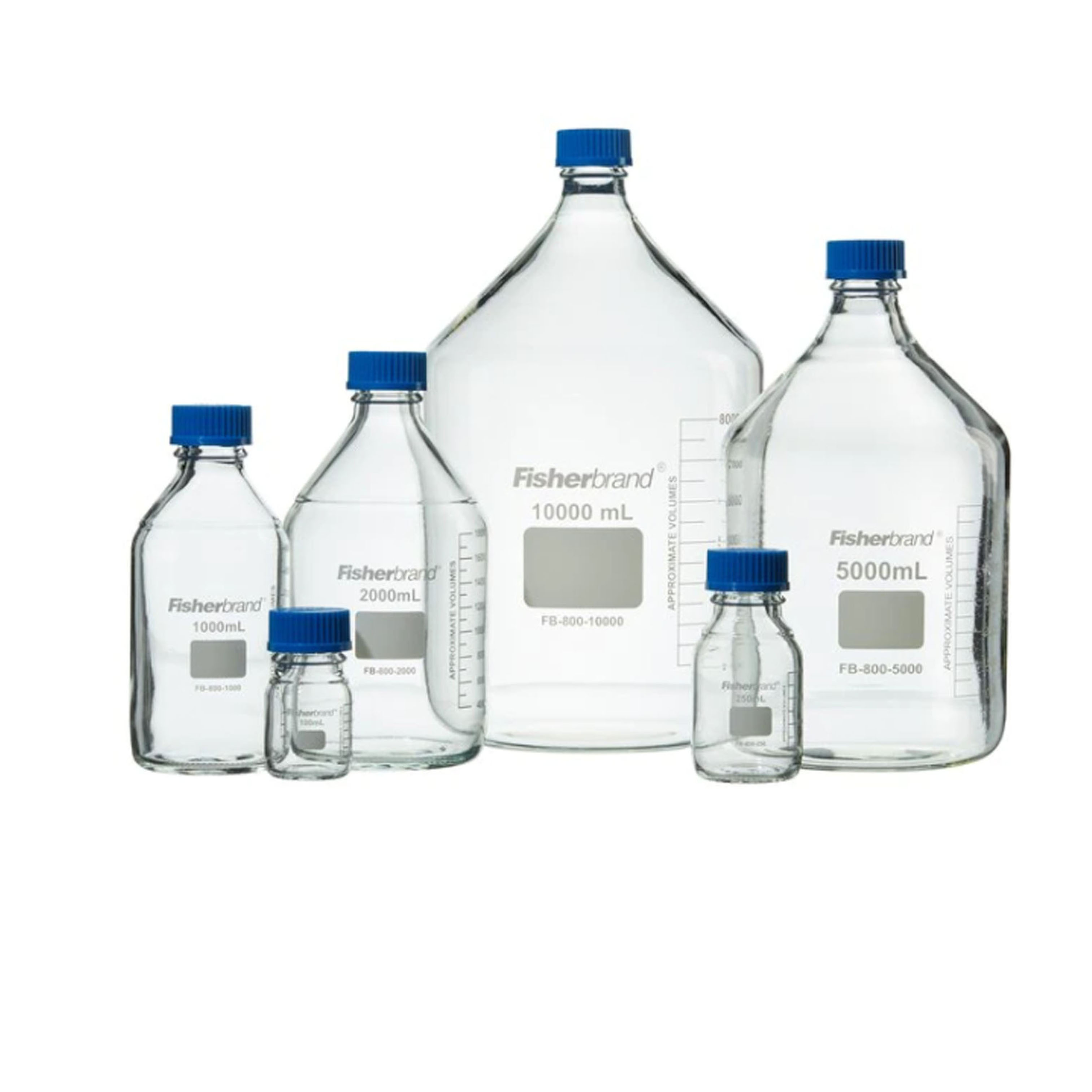 Fisherbrand GL45 标准口蓝盖试剂瓶 Fisher Scientific™Reusable Glass Media Bottles with Cap