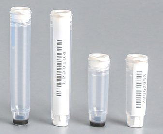 0.75ml SBS标准2D冻存管，黑底单码，压盖，袋装，硕华绿