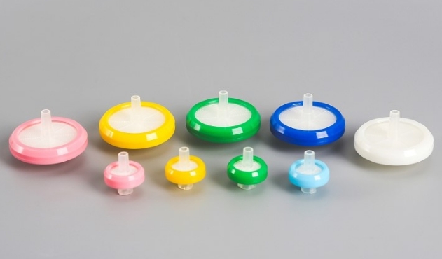 30mm针头式过滤器，0.45μm，PVDF，黄色